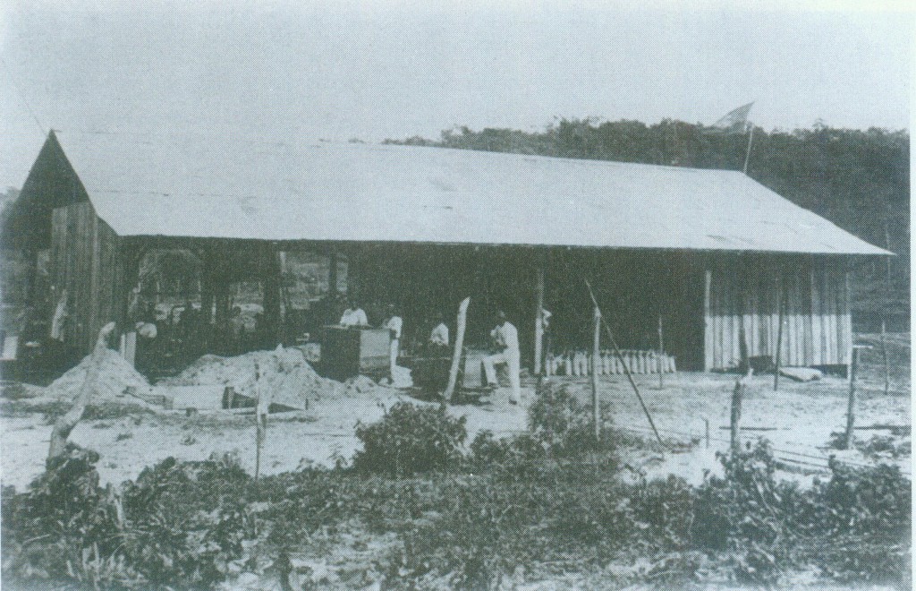 Barracão da Inaremo, onde o tório era separado da areia